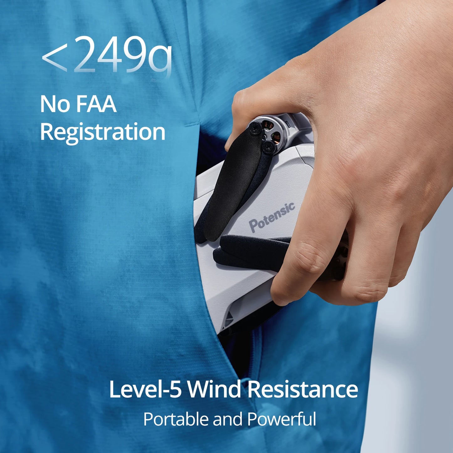 Potensic ATOM SE Single Axis 4K Gimbal GPS Drone