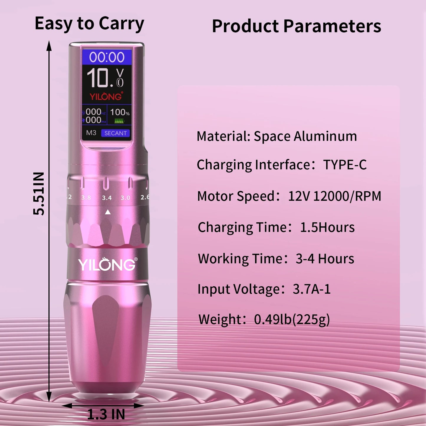 Hign-concerned Wireless Tattoo Kit Professional Machine With Ink