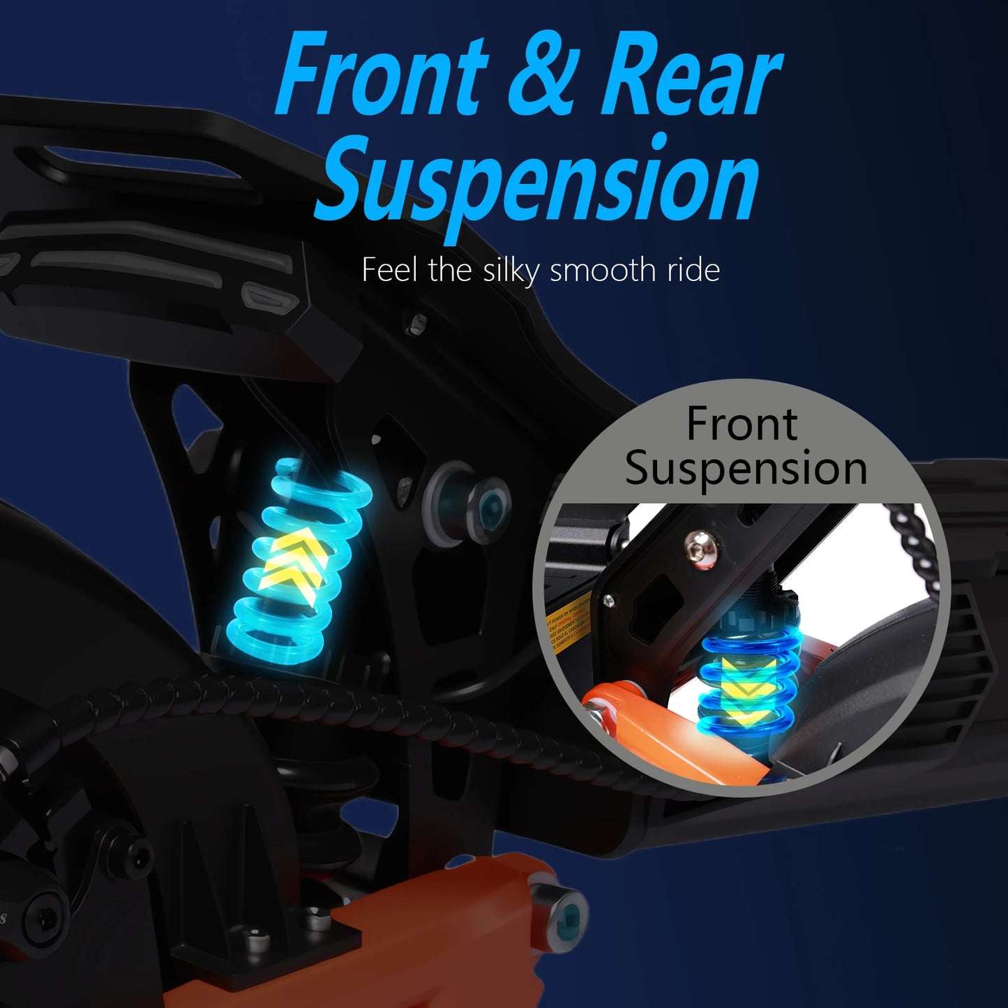 1200W Electric Scooter 40 MPH With Off Road Tires Premium