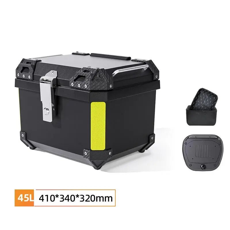 Universal Motorcycle Top Case Waterproof Trunk With Anti Theft Lock