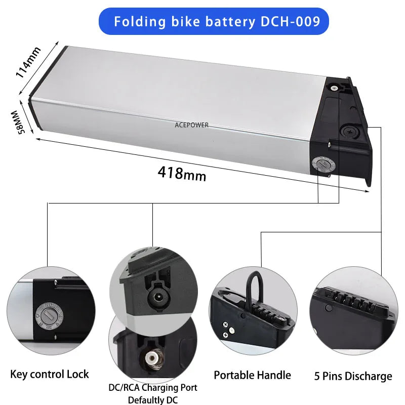 ACEBEI-POWER Replacement Battery For Mate X And Engwe Pro