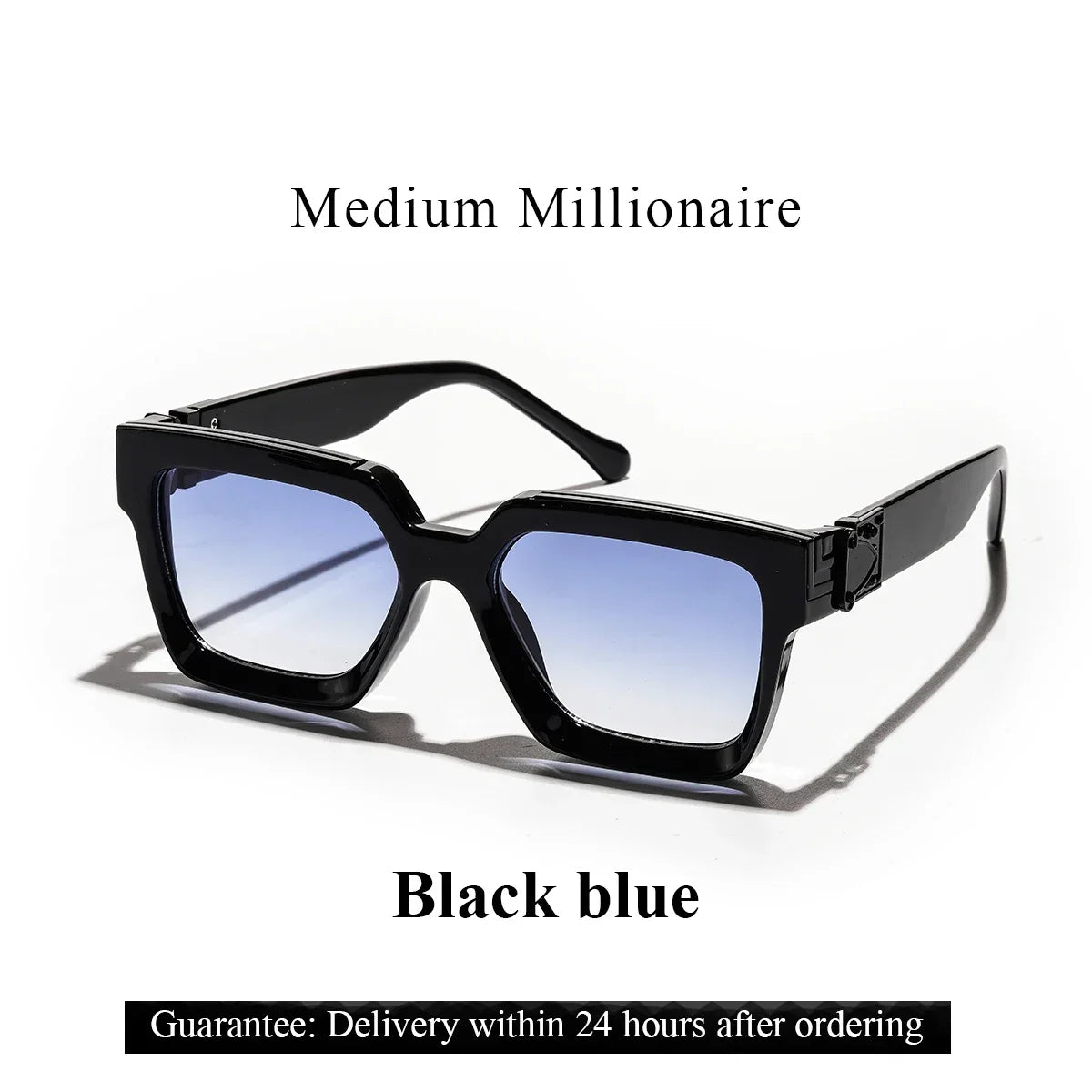 Ruiao Luxury Retro Sunglasses Square Frames