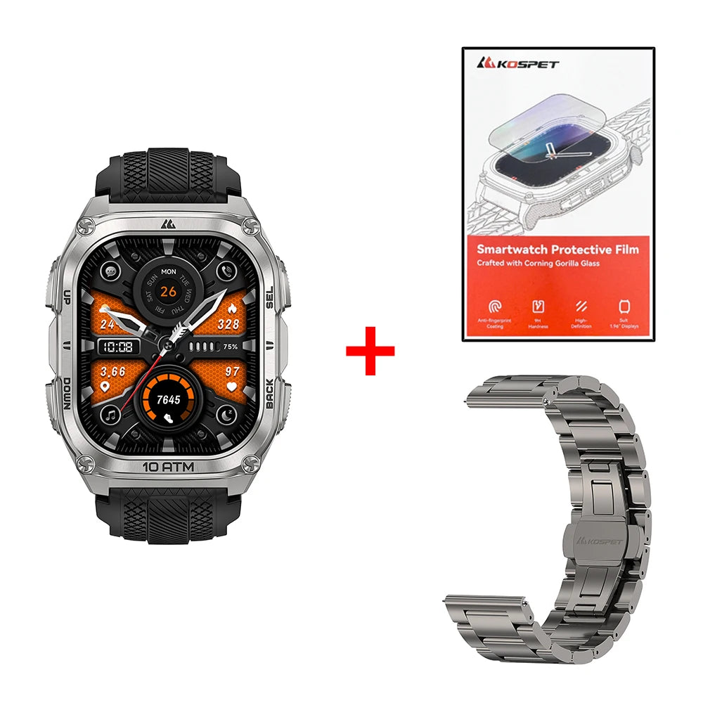 KOSPET Tank M4 Smartwatch GPS 10ATM Waterproof Android iOS