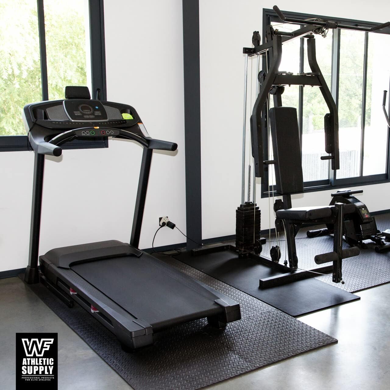 CAPHAUS EVA Foam Floor Tiles Interlocking Gym Mat Indoor Use